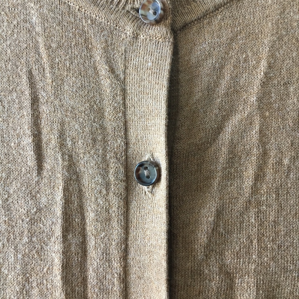 Tortoise Button Cardigan - Picture 3 of 4